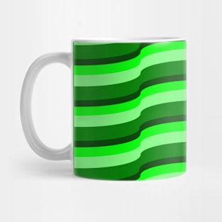 Op Art Neon Green Mug